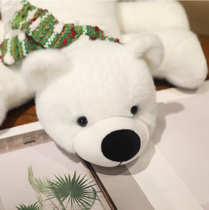 Custom Label Polar Bear Stuffed Animal Toy Soft Plush Toy for Kids 11