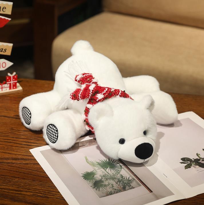 Custom Label Polar Bear Stuffed Animal Toy Soft Plush Toy for Kids 13