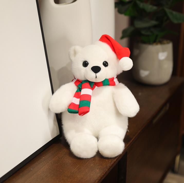 Christmas decorations snowman pendant teddy bear plush doll Santa Claus elk Christmas tree couple gifts 13
