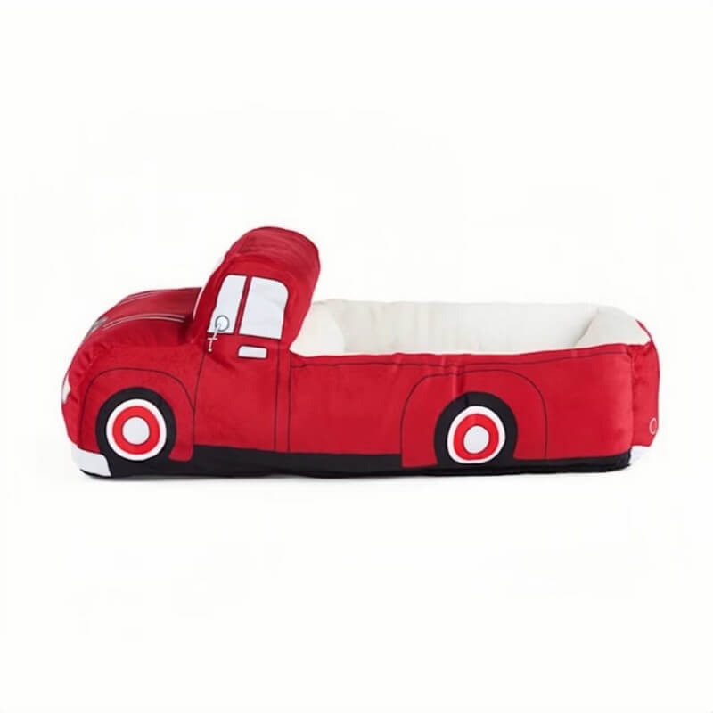 Convertible Red Sports Car Shaped Skid-Resistant Super Soft And Warm Pet Bed For Small Size Dog And Cat 8