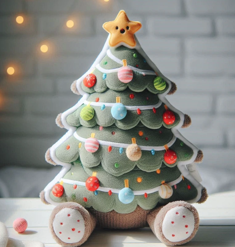 Stuffed doll christmas tree plush stuffed cute toys for kids2 1