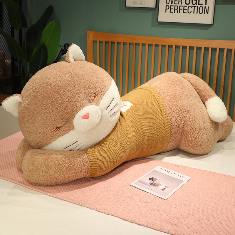 Toy cat plush Kawaii Stuffed new little soft funny plush toy cushion pillow 4