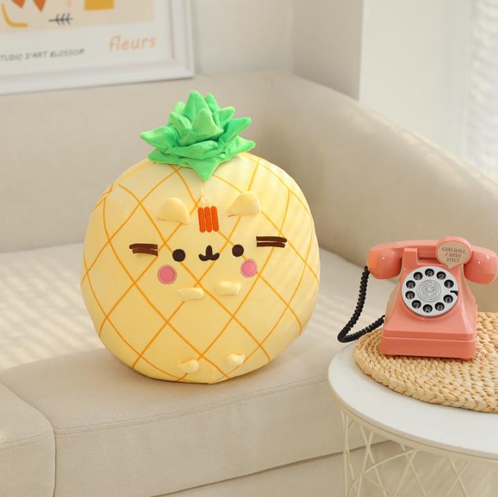 High Quality Customized Design Soft Plushie Kids Pillows Strawberry Pineapple Plushie Pillows 13