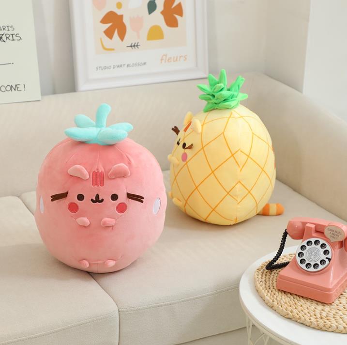High Quality Customized Design Soft Plushie Kids Pillows Strawberry Pineapple Plushie Pillows 11