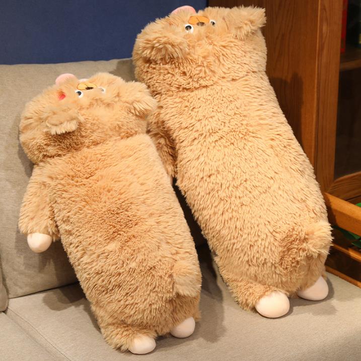 Fluffy Cute Pig Throw Pillow Stuffed Animal Toys Long Pillow Home decoration 9