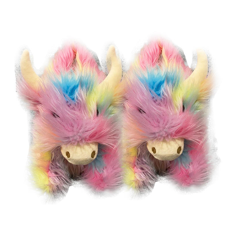 Custom Cow Slippers Home Cotton Cute Indoor Slippers for Kids Cartoon Animal 13