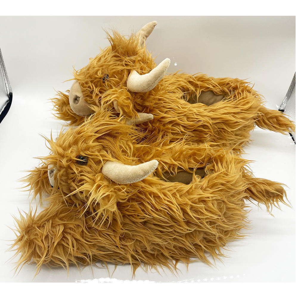 Custom Cow Slippers Home Cotton Cute Indoor Slippers for Kids Cartoon Animal 9