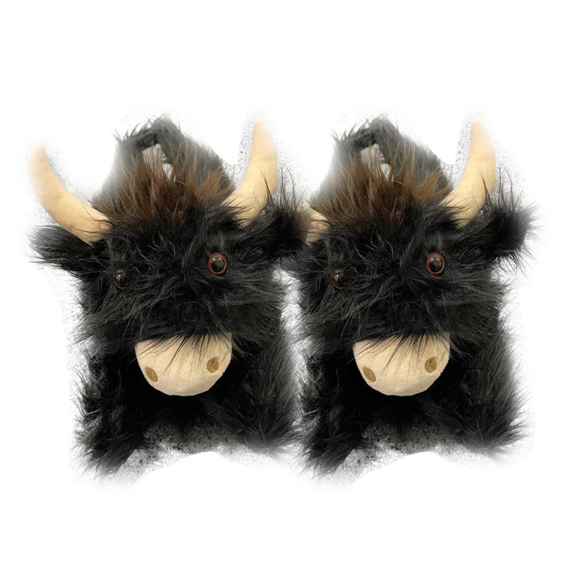 Custom Cow Slippers Home Cotton Cute Indoor Slippers for Kids Cartoon Animal 20