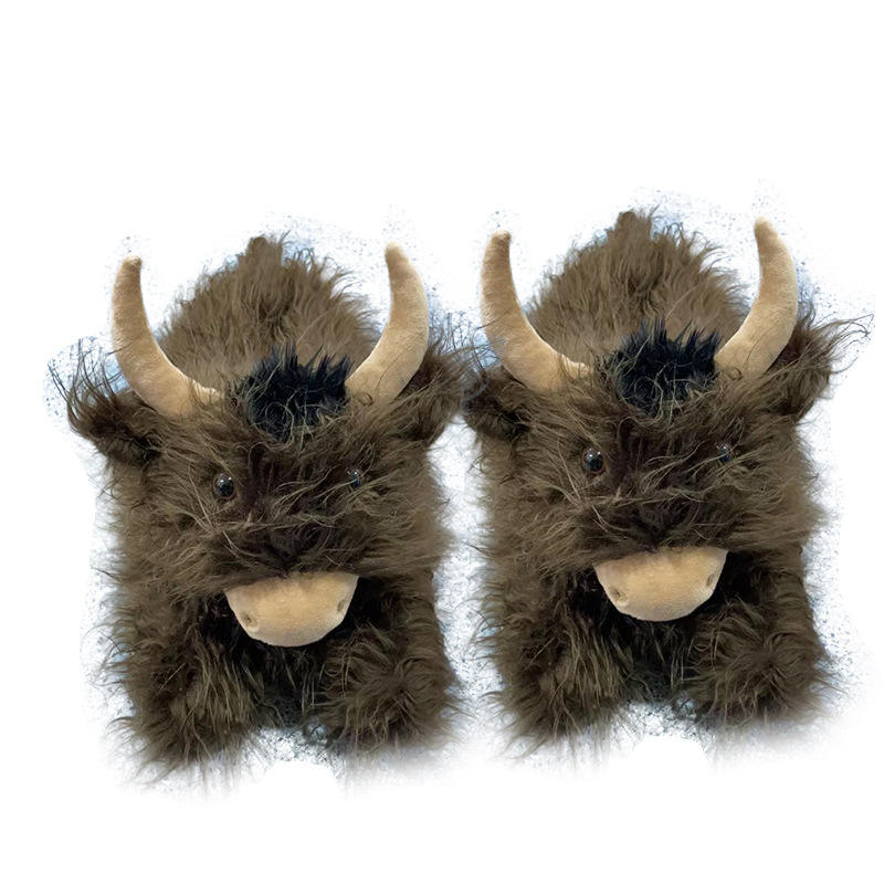 Custom Cow Slippers Home Cotton Cute Indoor Slippers for Kids Cartoon Animal 18