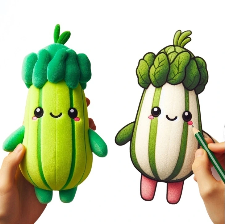 Custom Plush Toy Doll Promotional Plush Fruits and Vegetables Custom Plush Toy Doll Cuddly Toys Plush 1
