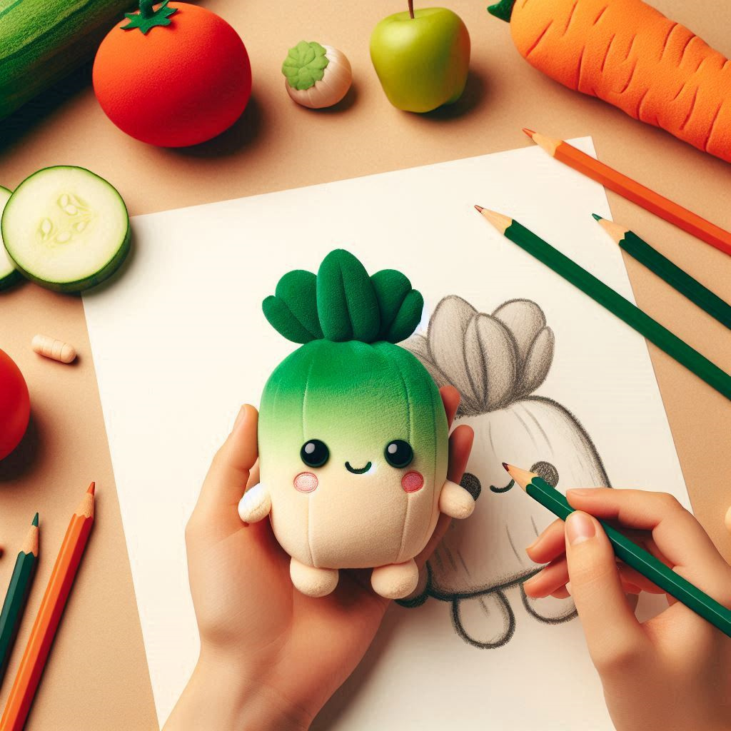 Custom Plush Toy Doll Promotional Plush Fruits and Vegetables Custom Plush Toy Doll Cuddly Toys Plush 9