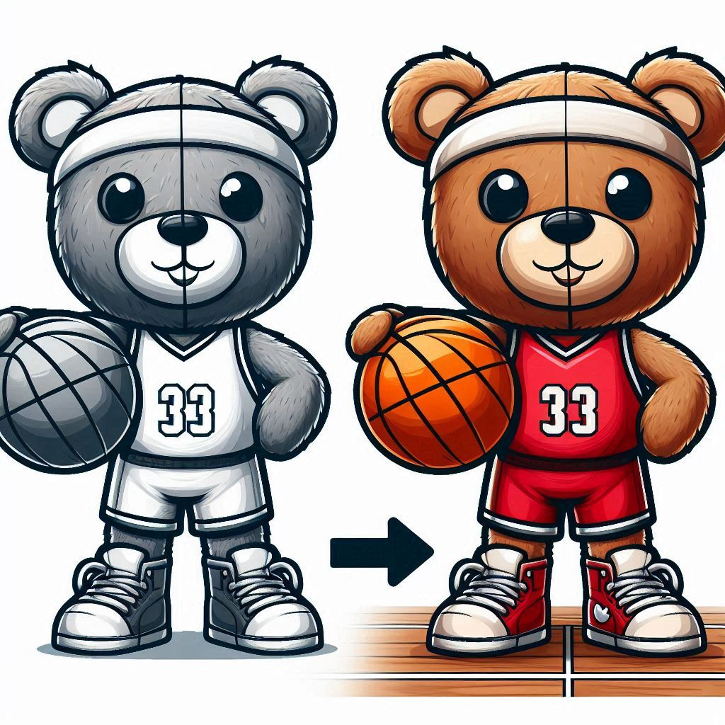 Promotional Gifts Basketball Mascot Plush Toy Cool Teddy Bear Design Wearing T-shirt Custom Plush Toy Doll 8