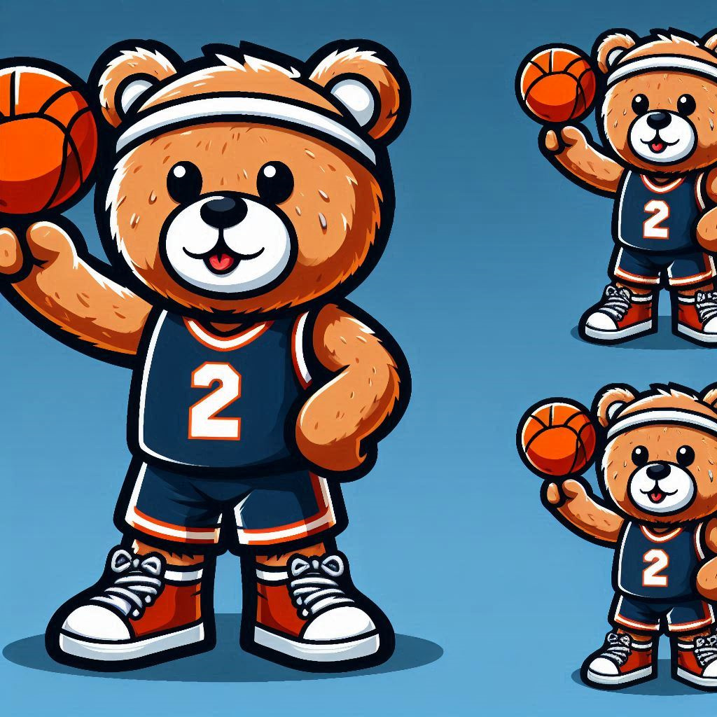 Promotional Gifts Basketball Mascot Plush Toy Cool Teddy Bear Design Wearing T-shirt Custom Plush Toy Doll 13