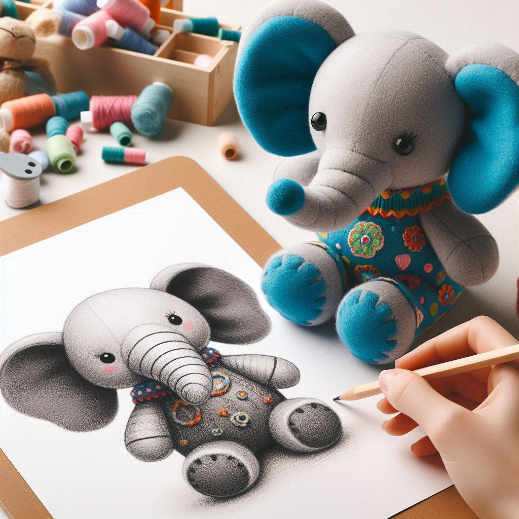 Custom Stuffed Plush Toy Cute Children Toy Pink Elephant Plush Kawaii Stuffed Animal Plush 12