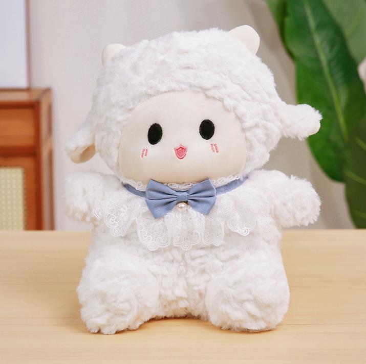 Clouds with Scarf Sheep Doll Party Gift Cute Sheep Doll Stuffed Plush Toy Valentine's Day Gift Birthday 12