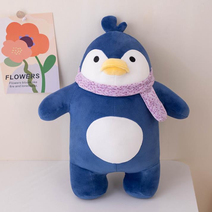 Lindo pingüino capibara cerdo peluche juguetes almohada dibujos animados muñecas niños regalos 13