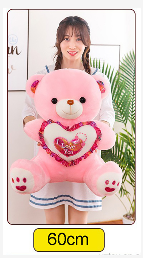 Valentine Day Teddy Bear with Heart 30cm Soft Personalized Teddy Bear 12