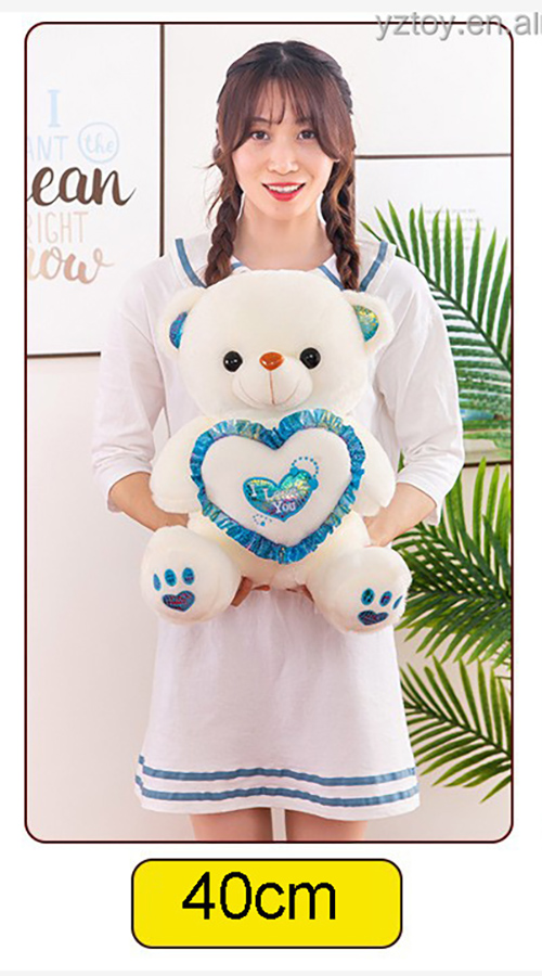 Valentine Day Teddy Bear with Heart 30cm Soft Personalized Teddy Bear 10