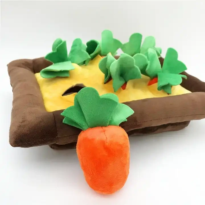 Ready to Ship Plush Soft Toy Wholesale Eco Friendly Vegetable Educational Toys Custom Stuffed Dog Toy Plush Cute 1