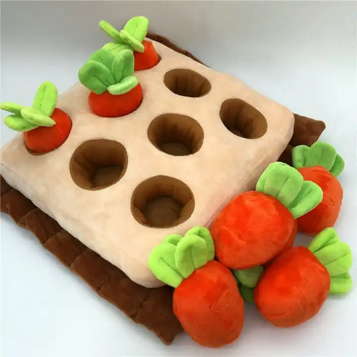 Ready to Ship Plush Soft Toy Wholesale Eco Friendly Vegetable Educational Toys Custom Stuffed Dog Toy Plush Cute 4