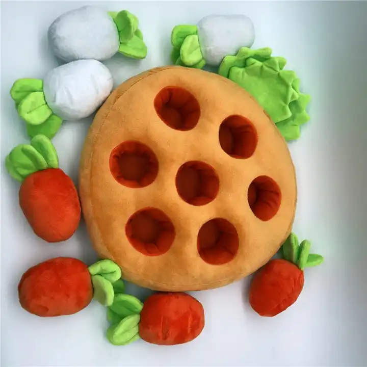 Ready to Ship Plush Soft Toy Wholesale Eco Friendly Vegetable Educational Toys Custom Stuffed Dog Toy Plush Cute 3