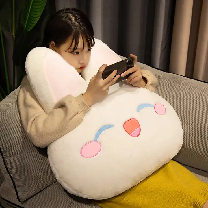 Wholesale Stuffed Animal Toy Cute Cat Shape Pillow Stuffed Plush Toys Super Soft Doll Pillow 4