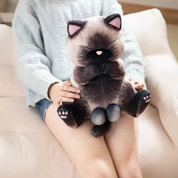 Wholesale Stuffed Animal Cat Doll Soft Stuffed Animals Plush Lovely Cat Toys Ornaments For Kids 4