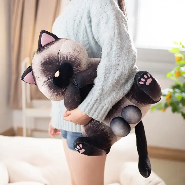 Wholesale Stuffed Animal Cat Doll Soft Stuffed Animals Plush Lovely Cat Toys Ornaments For Kids 3
