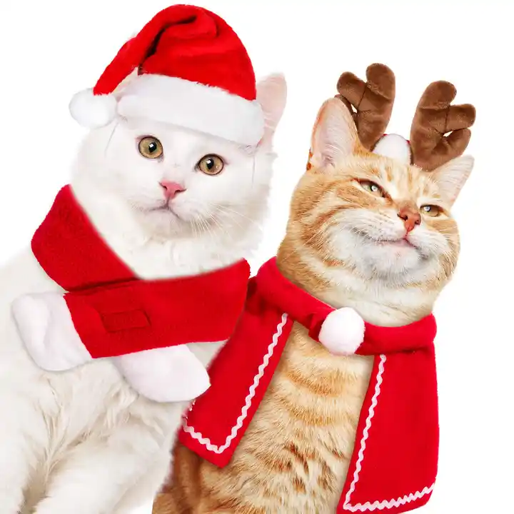 Cute Pet Dog Cat Christmas Clothes Winter Christmas Pet Accessories Pet Clothes Manufacturer 2