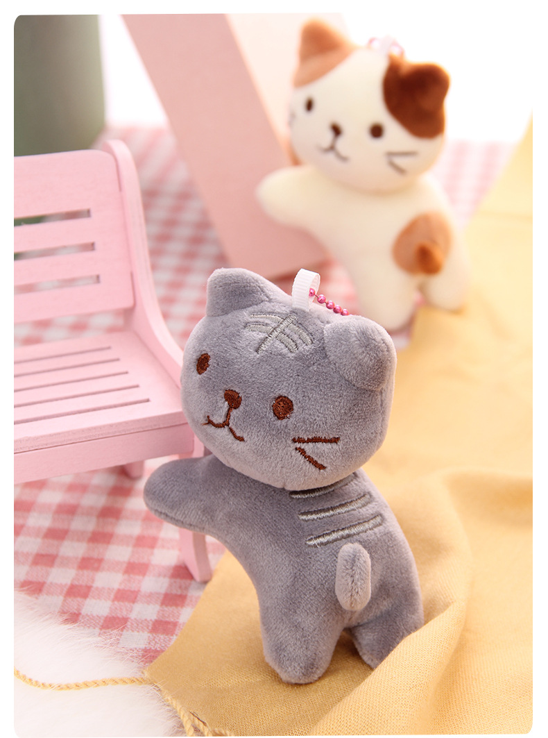 Customized Plush cat backpack pendant manufacturers From China | Yortoob 16
