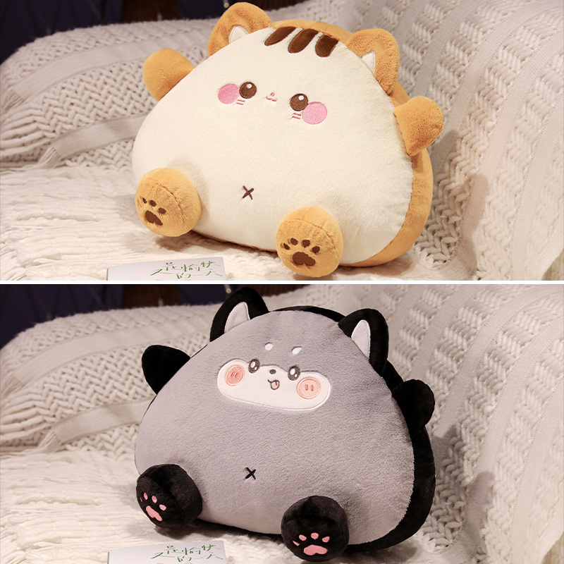 Stuffed Cartoon cat rice ball cat pillow anime soft interested pillow 2