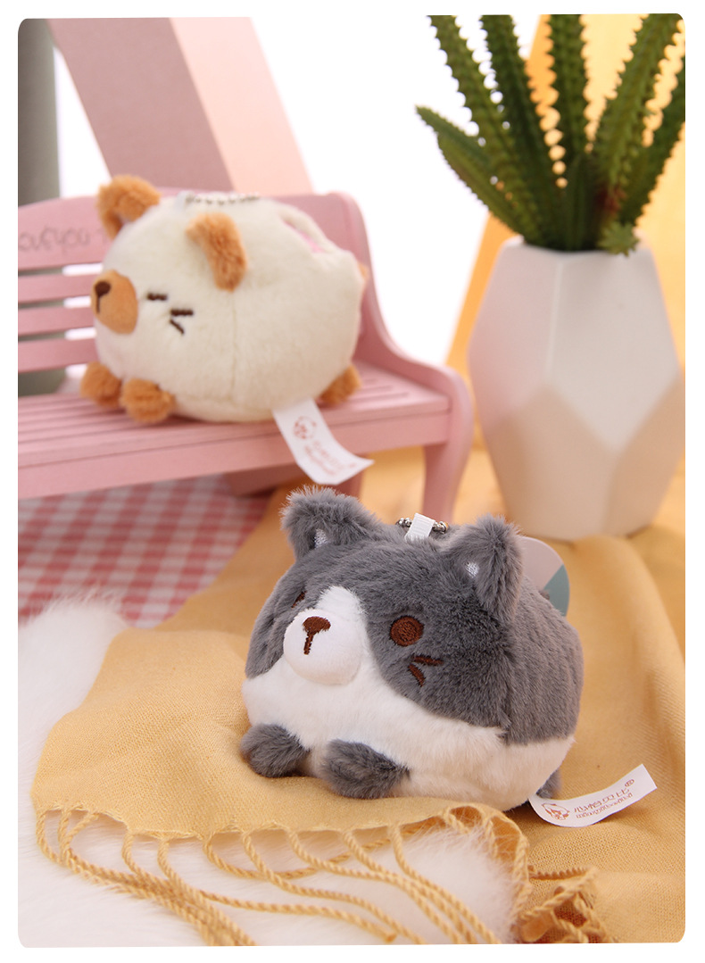 Kitten pendant Plush cat backpack pendant Rabbit fur material puppy dog plush stuffed & plush toy 13