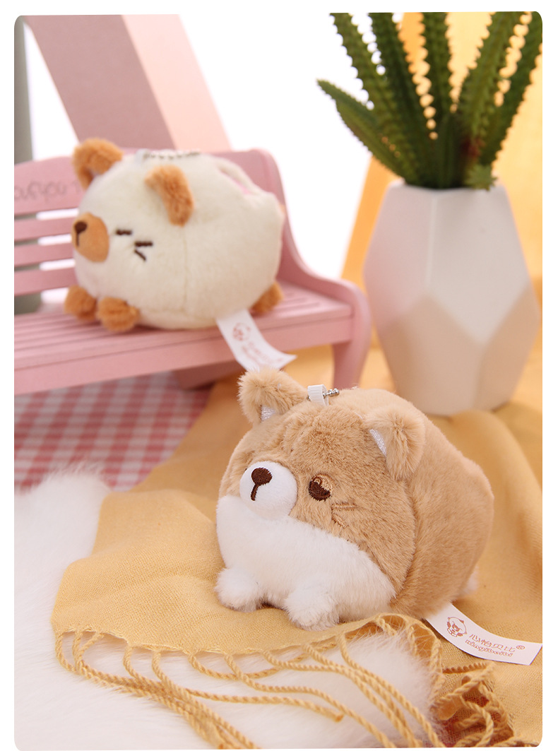 Kitten pendant Plush cat backpack pendant Rabbit fur material puppy dog plush stuffed & plush toy 12