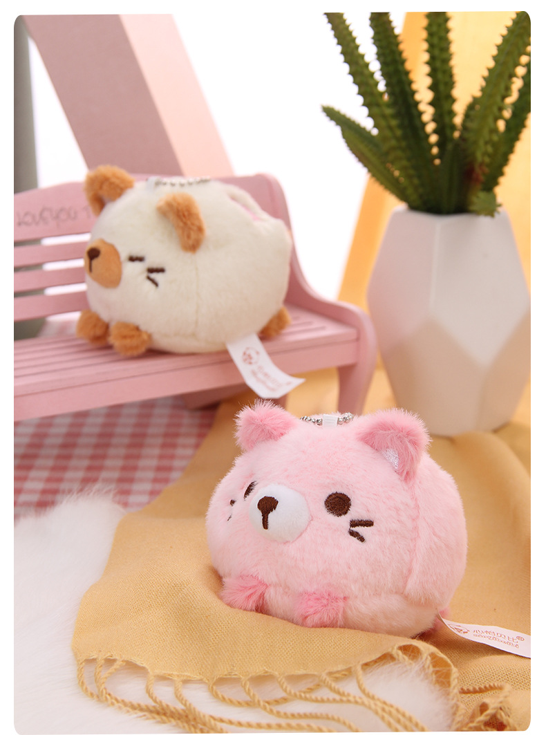Kitten pendant Plush cat backpack pendant Rabbit fur material puppy dog plush stuffed & plush toy 10