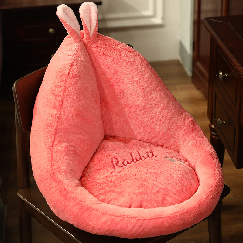 Eco-friendly material fruit cartoon cushion lamb wool seat cushion 2