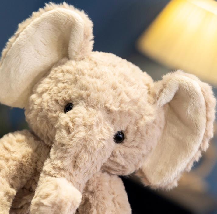 Cute Comfort plush elephant Stupid and Cute Display stuffed animal toys elephant plush pillow 9