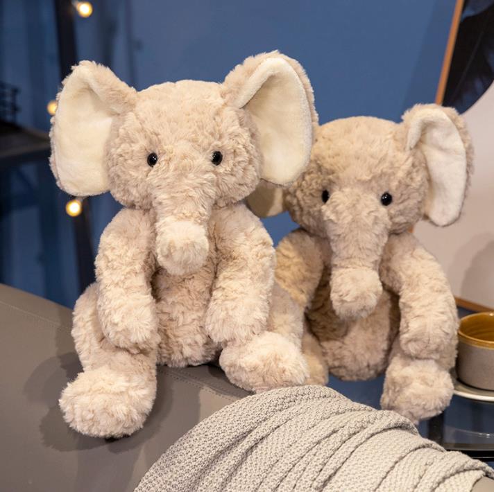 Cute Comfort plush elephant Stupid and Cute Display stuffed animal toys elephant plush pillow 10