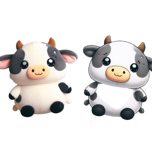 Создайте свою собственную плюшевую игрушку-корову, мягкую игрушку на заказ, милую плюшевую игрушку. 10