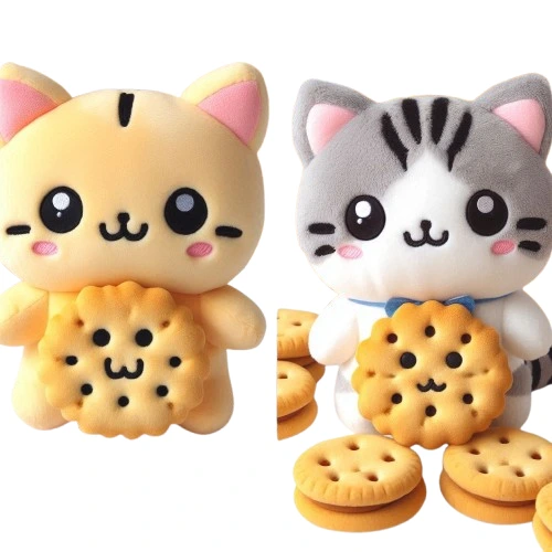 Custom Plush Toys Stuffed Animal Made from Drawing Kawaii Plush Cat 15cm Cute Japanese Plush 1