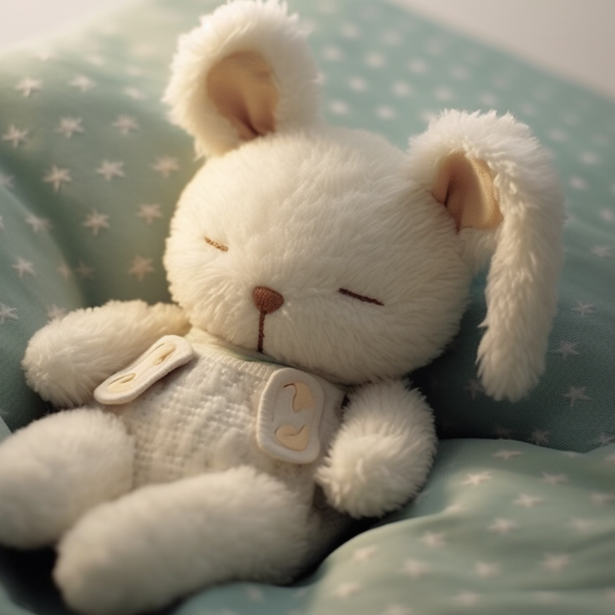 Cute Stuffed Animal Toys Plush Custom Sleeping Stuffed Animal Plush Rabbit Bunny 5