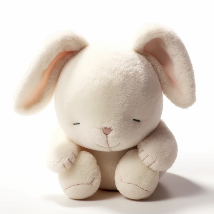 Cute Stuffed Animal Toys Plush Custom Sleeping Stuffed Animal Plush Rabbit Bunny 1