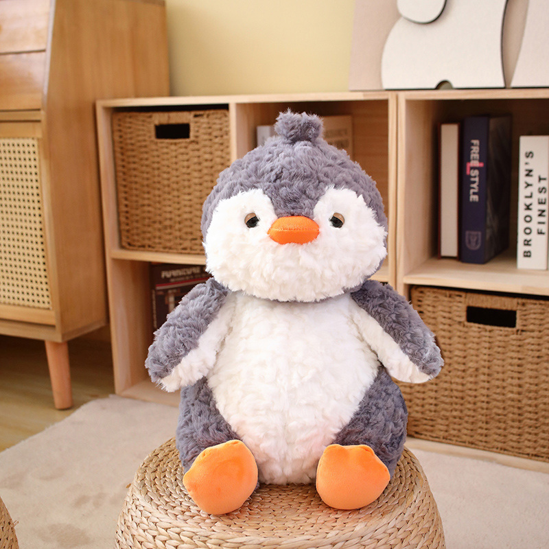 Lzay animal Stuffed Soft little Elephant penguin fox pig plush toys Kids gifts 7