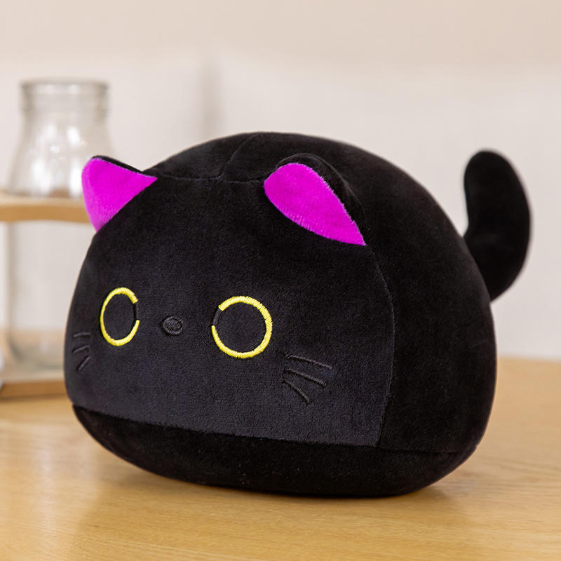 Kawaii Black Cat Stuffed Animal Black Plush Cat 11