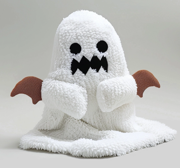 Muñeco de peluche de Halloween personalizado con diseño personalizado, bajo pedido mínimo, decoración de fantasmas 10