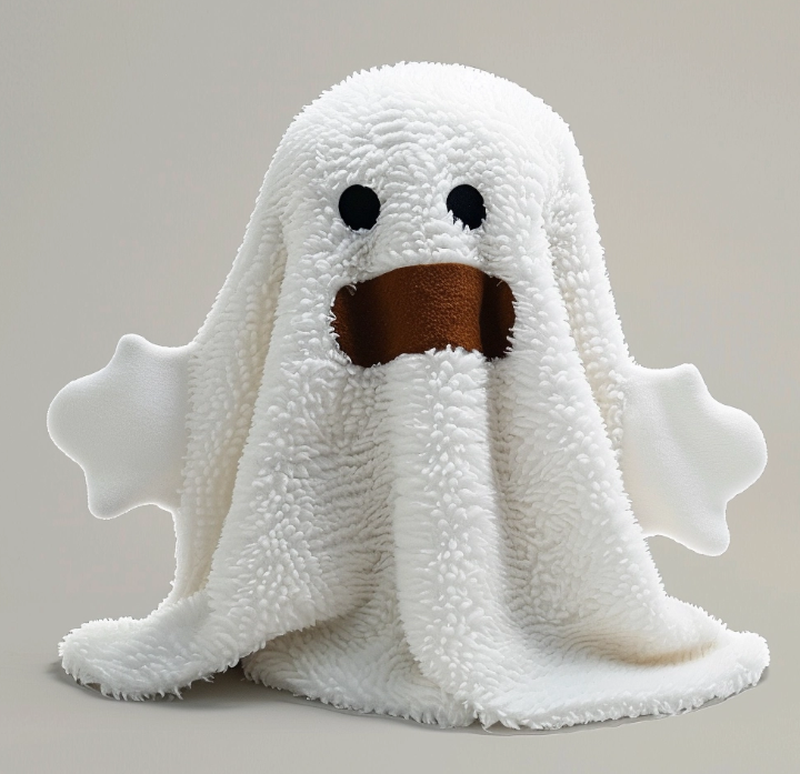 Muñeco de peluche de Halloween personalizado con diseño personalizado, bajo pedido mínimo, decoración de fantasmas 12