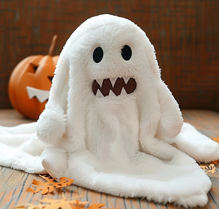 Muñeco de peluche de Halloween personalizado con diseño personalizado, bajo pedido mínimo, decoración de fantasmas 11