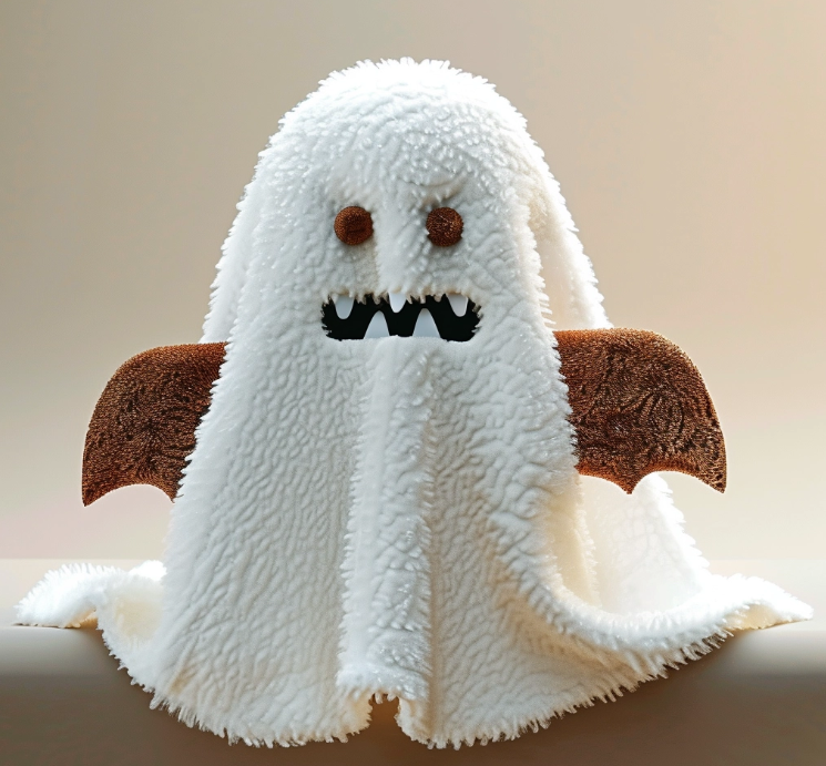 Muñeco de peluche de Halloween personalizado con diseño personalizado, bajo pedido mínimo, decoración de fantasmas 9