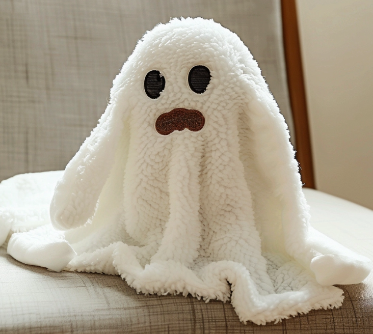 Muñeco de peluche de Halloween personalizado con diseño personalizado, bajo pedido mínimo, decoración de fantasmas 8