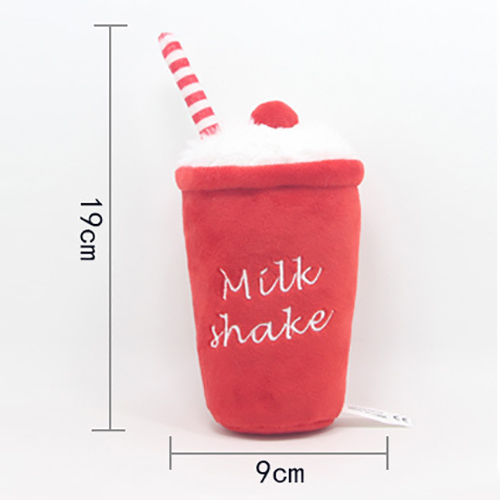 Hamburger Pizza Pet Toys Dog Chew Chew Toys for Puppy Teething Plush Toy for Pets 8