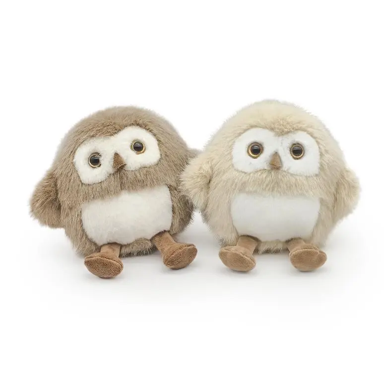 Cute Stuffed Animal Owl Plush Toy Manufacturer Custom Logo Plushie Soft Cartoon Plush toy 1